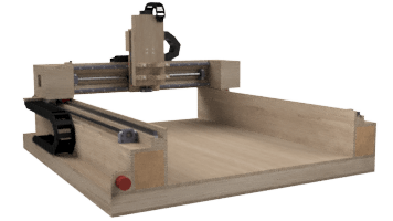 DIY CNC router - Wood Model